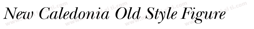 New Caledonia Old Style Figures字体转换